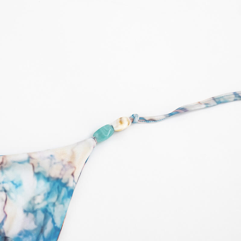 Bloom Print Halter Top & Ruffle Skirt Set
