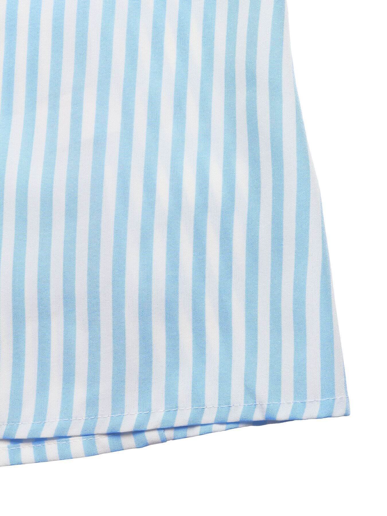 Striped Halter Cutout Maxi Dress