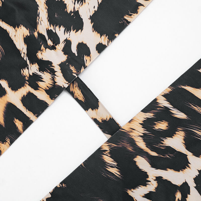Leopard Print Halter Backless Co-ord Set
