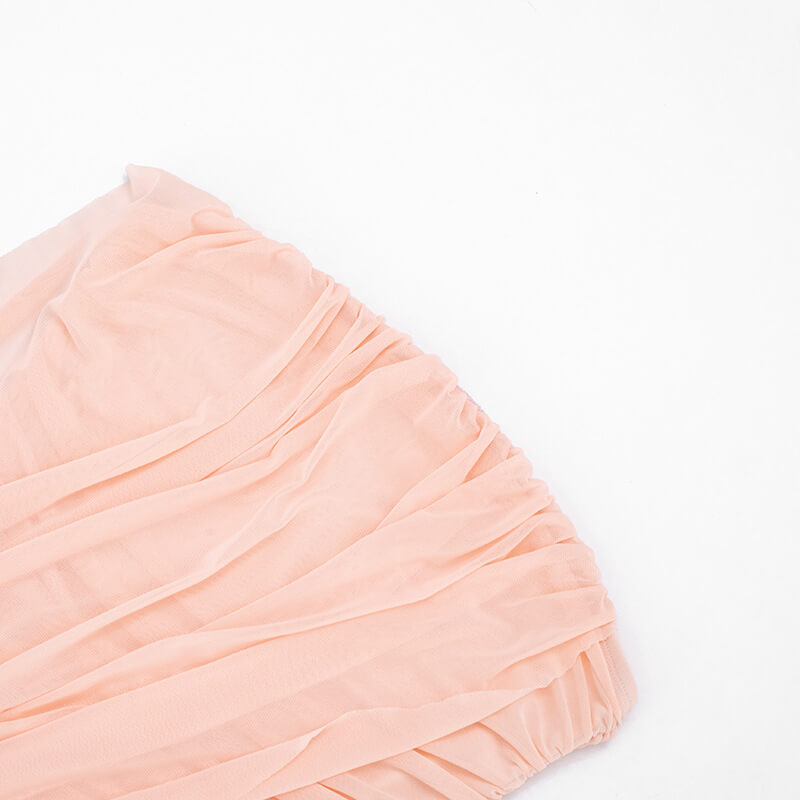 Strapless Ruched Mini Bodycon Dress