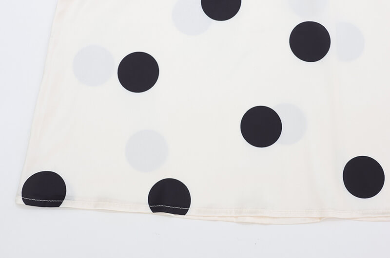Polka Dot Ruched Strap Maxi Dress